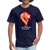 Thumbnail for Men's Glow Leo Classic T-Shirt - navy