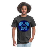 Thumbnail for Men's Stellar Gemini Classic T-Shirt - heather black