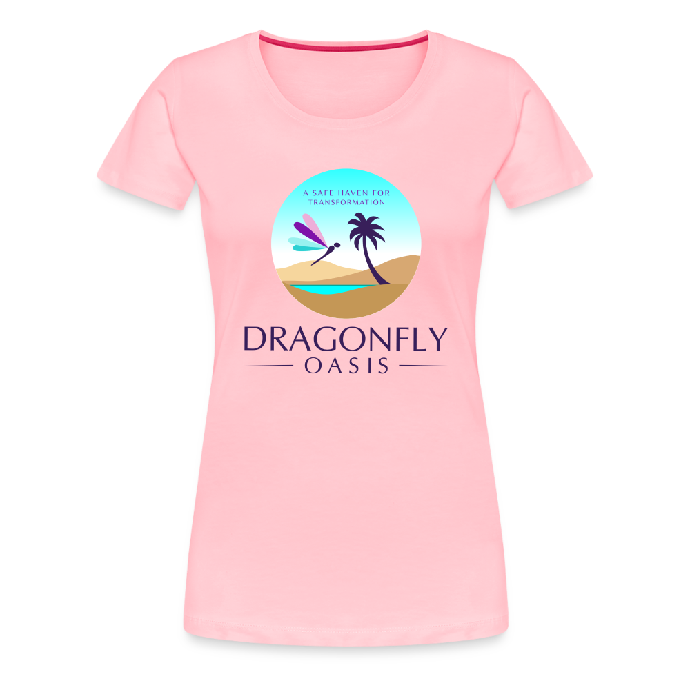 Women's Dragonfly Oasis V.1 Premium T-Shirt - pink