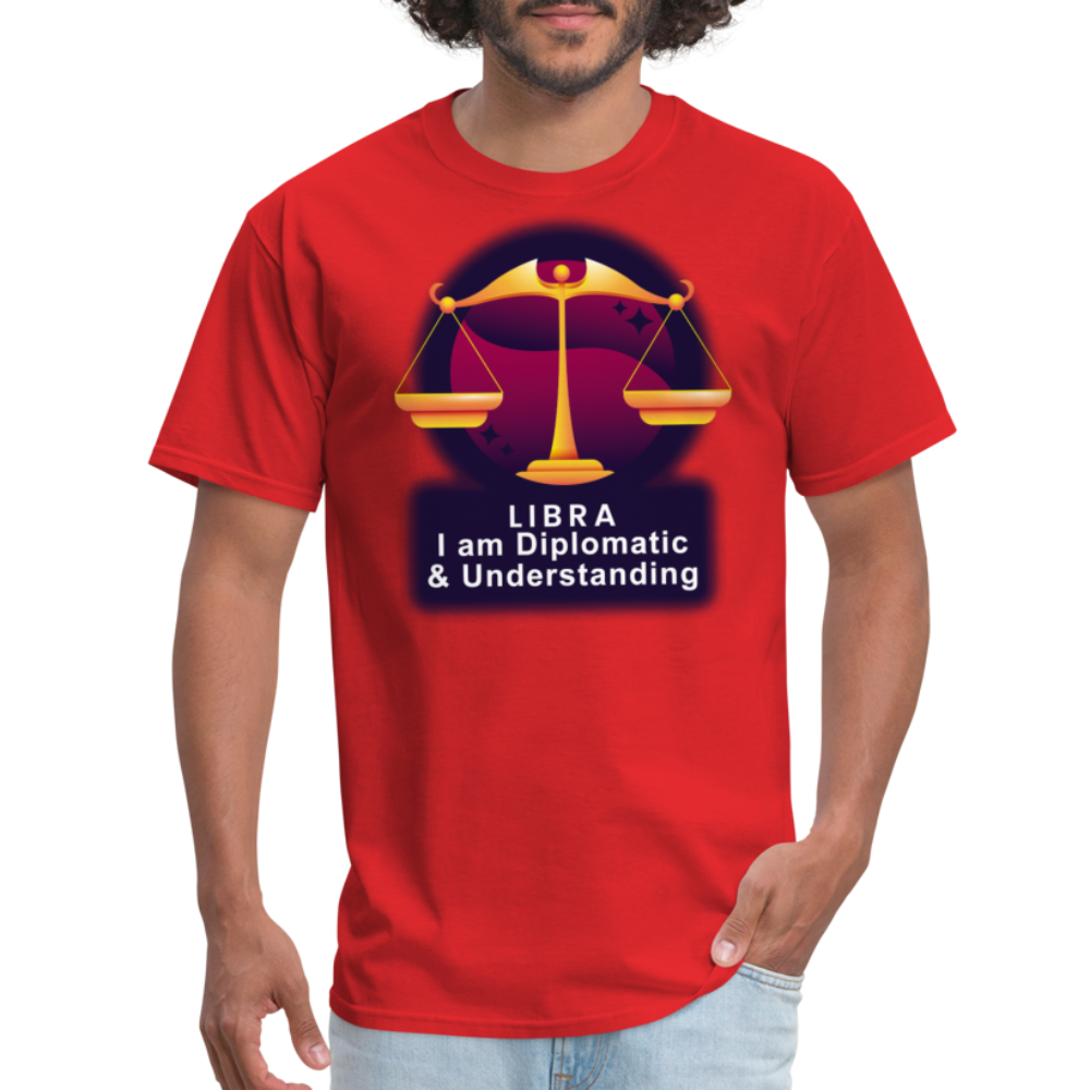 Men's Glow Libra Classic T-Shirt - red