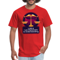 Thumbnail for Men's Glow Libra Classic T-Shirt - red