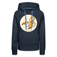 Thumbnail for Women’s Mosaic Scorpio Premium Hoodie - navy