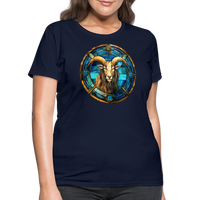 Thumbnail for Women's Mosaic Capricorn T-Shirt - navy