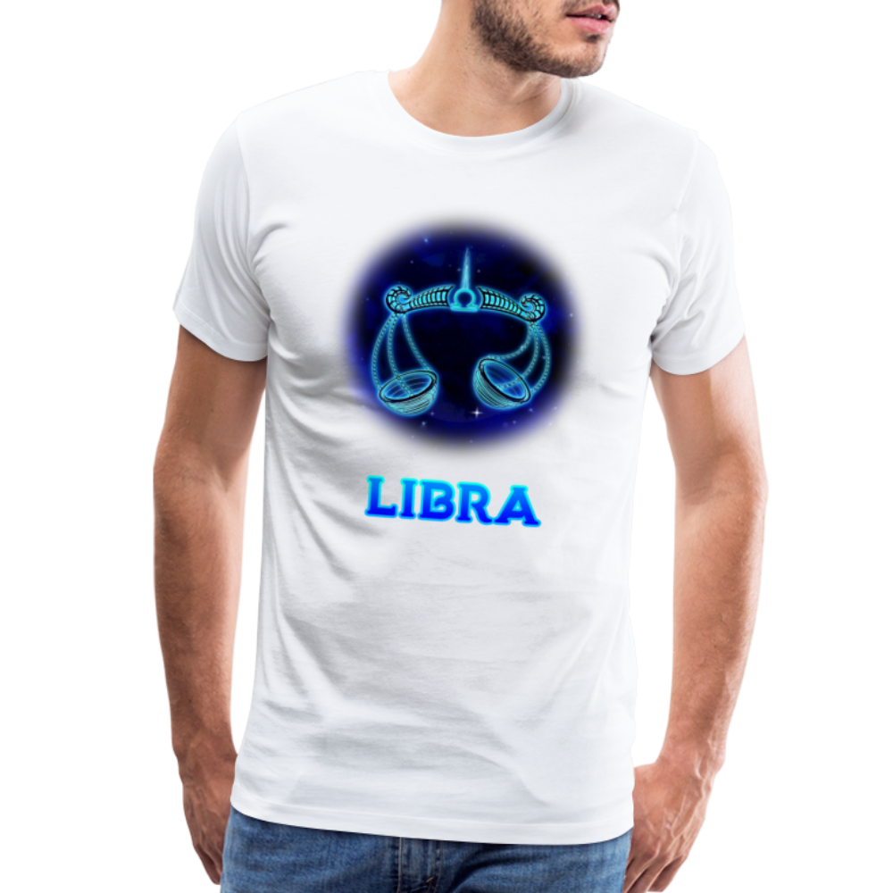 Men's Libra Premium T-Shirt - white