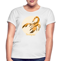 Thumbnail for Women's Mosaic Scorpio Relaxed Fit T-Shirt - white