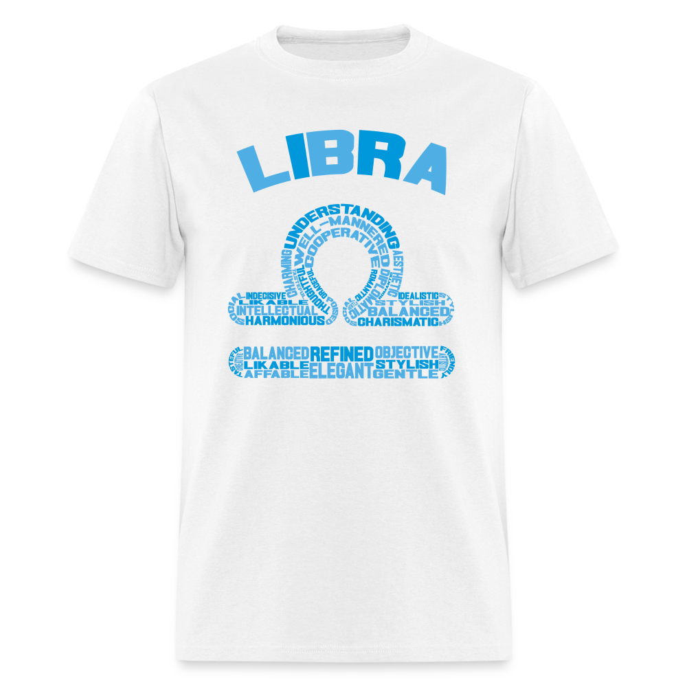 Men's Power Words Libra Classic T-Shirt - white