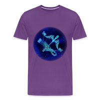 Thumbnail for Men's Sagittarius Premium T-Shirt - purple