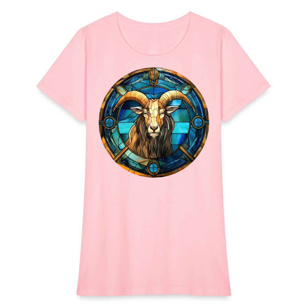 Women's Mosaic Capricorn T-Shirt - pink