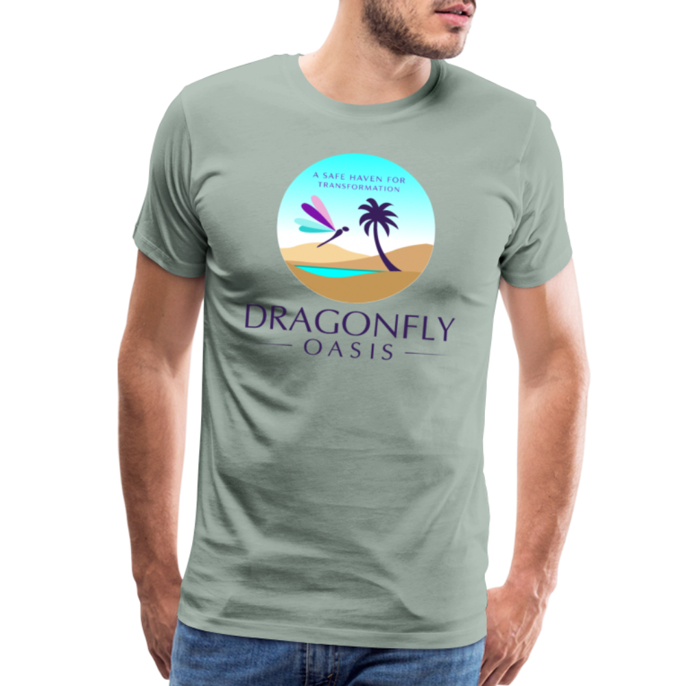 Men's Dragonfly Oasis V.1 Premium T-Shirt - steel green