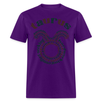 Thumbnail for Men's Power Words Taurus Classic T-Shirt - purple