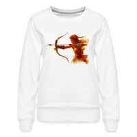 Thumbnail for Women’s Mythical Sagittarius Premium Sweatshirt - white