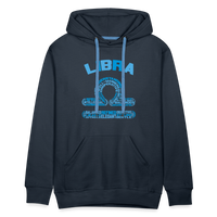 Thumbnail for Men's Power Words Libra Premium Hoodie - navy