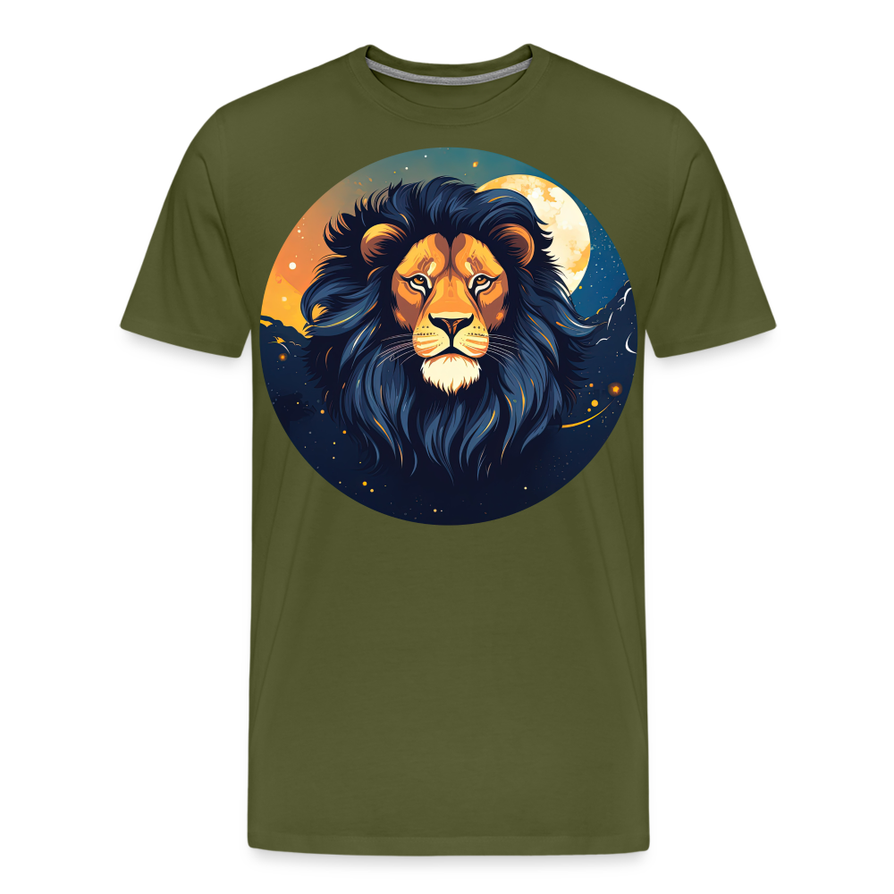 Men's Mystic Leo Premium T-Shirt - olive green