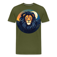 Thumbnail for Men's Mystic Leo Premium T-Shirt - olive green