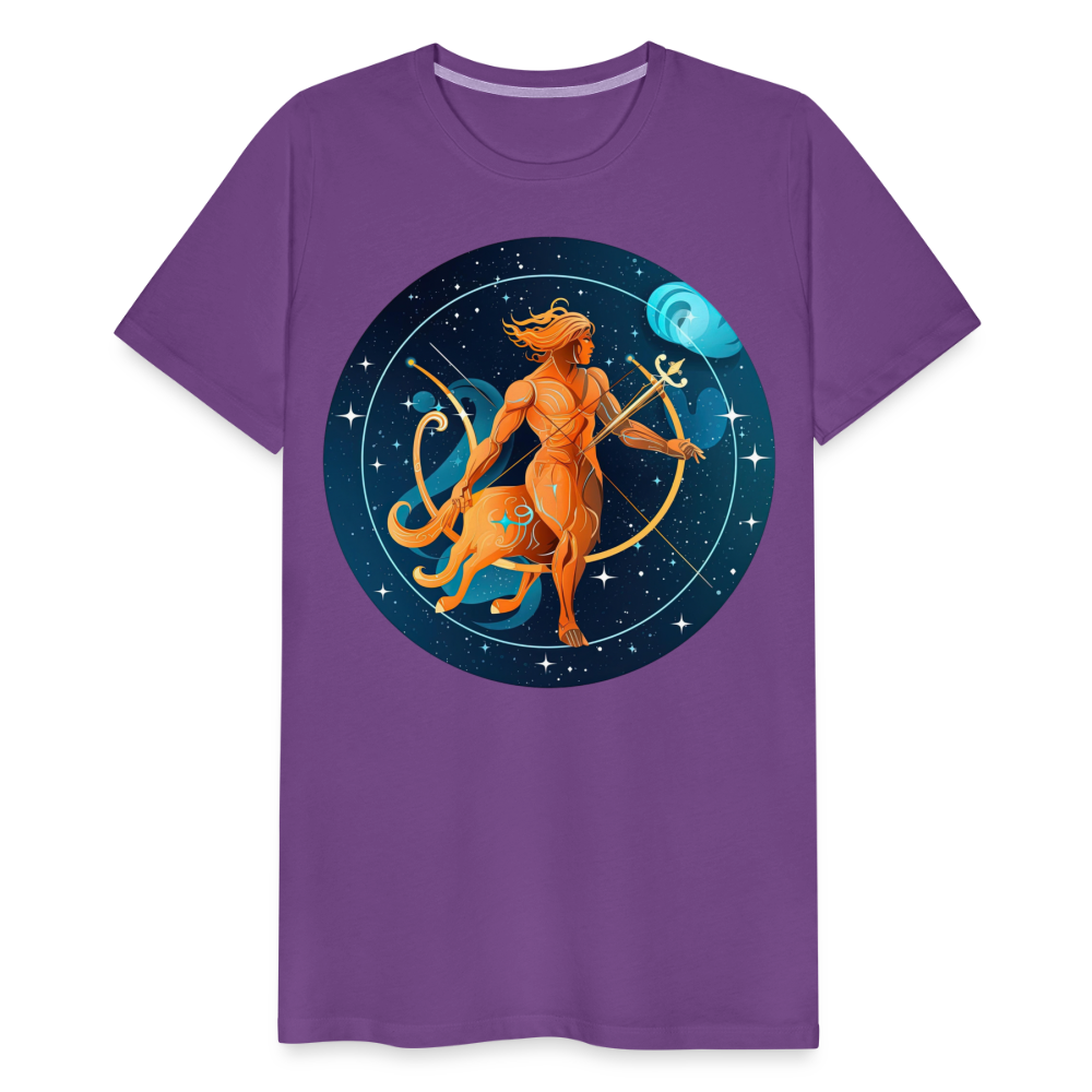 Men's Mythical Sagittarius Premium T-Shirt - purple