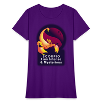 Thumbnail for Women's Glow Scorpio T-Shirt - purple