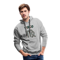 Thumbnail for Men's Power Words Virgo Premium Hoodie - heather grey