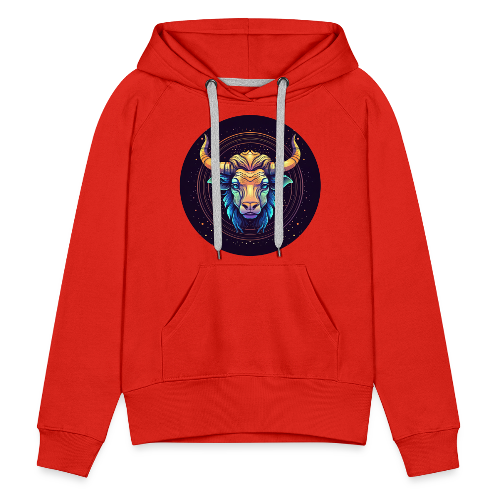 Women’s Magic Taurus Premium Hoodie - red