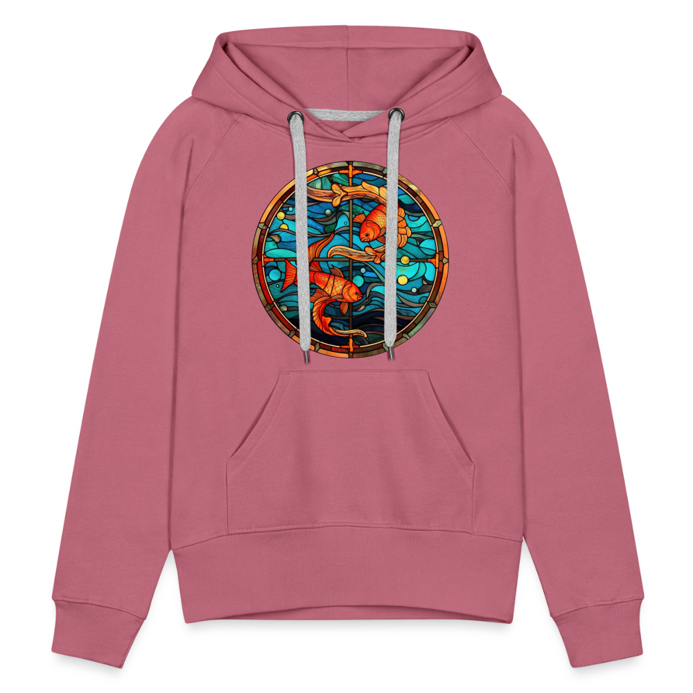 Women’s Mosaic Pisces Premium Hoodie - mauve