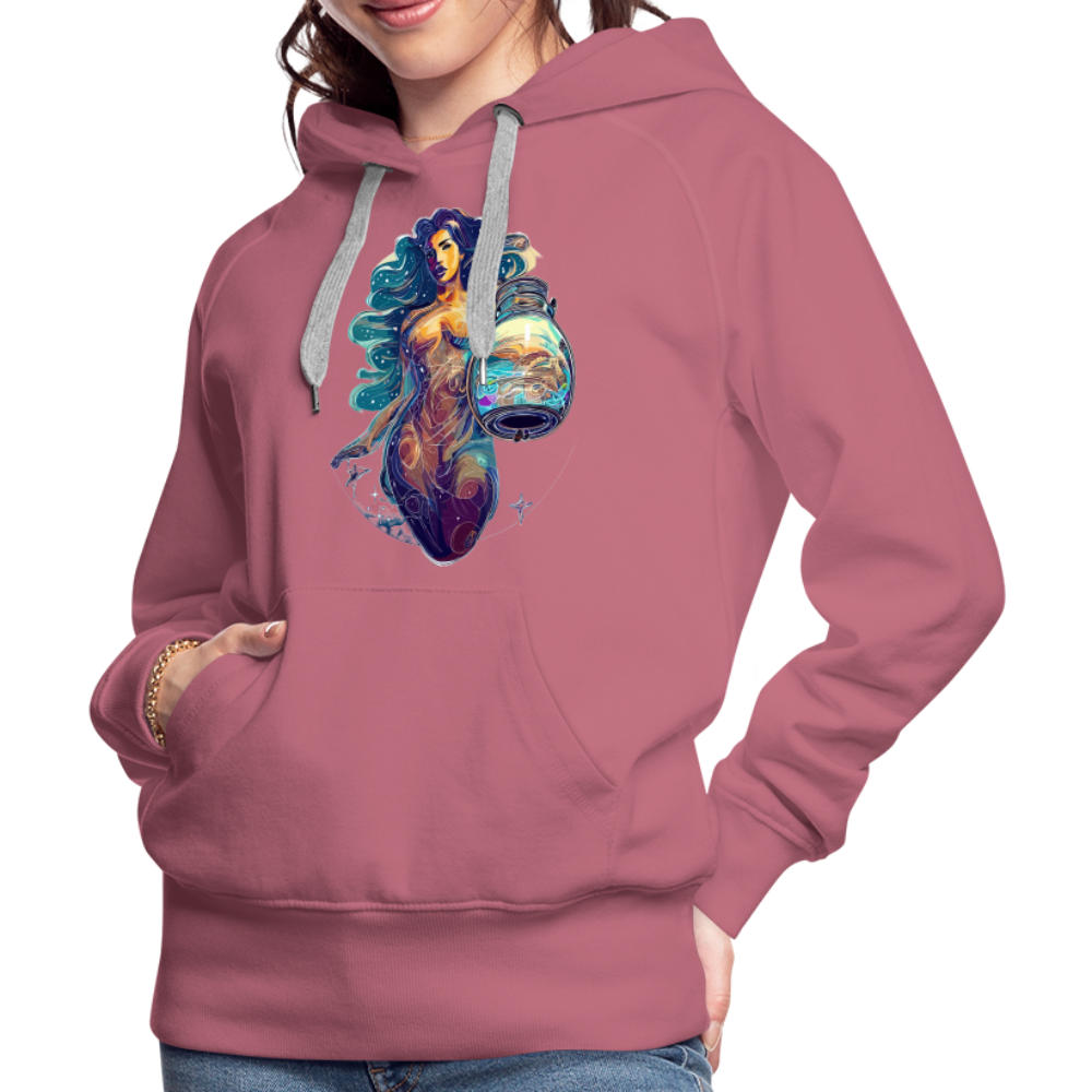 Women’s Mythical Aquarius Premium Hoodie - mauve