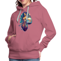 Thumbnail for Women’s Mythical Aquarius Premium Hoodie - mauve