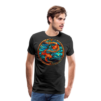 Thumbnail for Men's Mosaic Pisces Premium T-Shirt - black