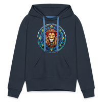 Thumbnail for Women’s Mosaic Leo Premium Hoodie - navy