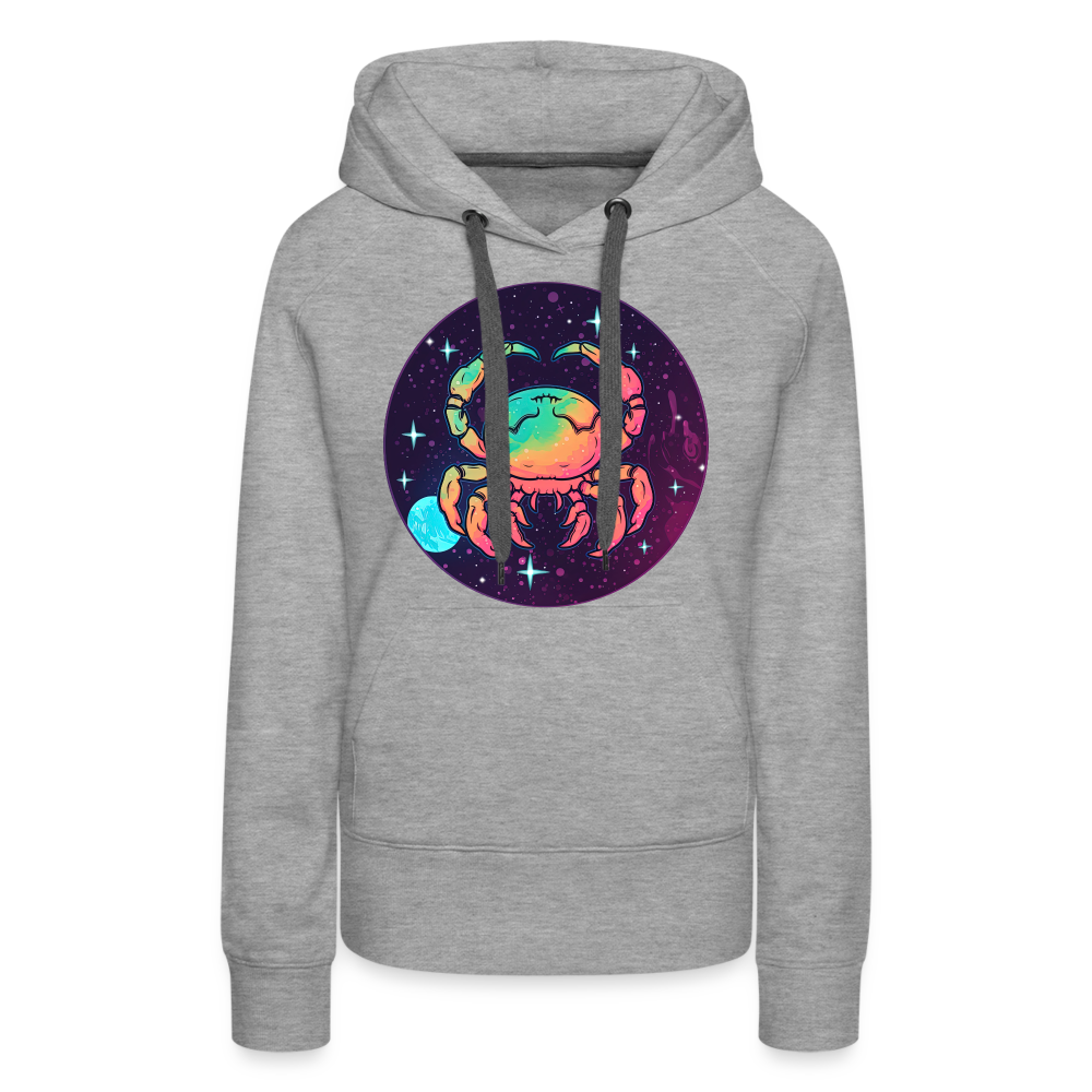 Women’s Mystic Cancer Premium Hoodie - heather grey