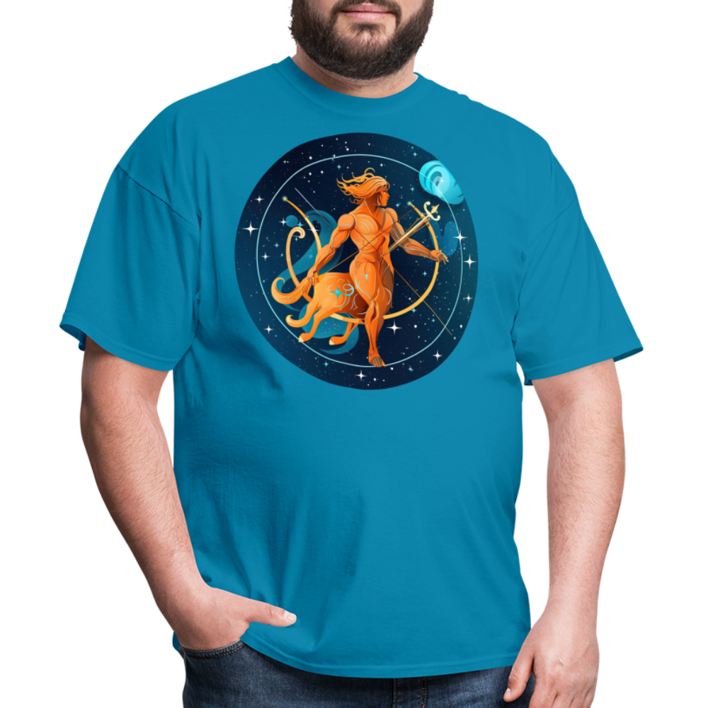 Men's Mythical Sagittarius Classic T-Shirt - turquoise