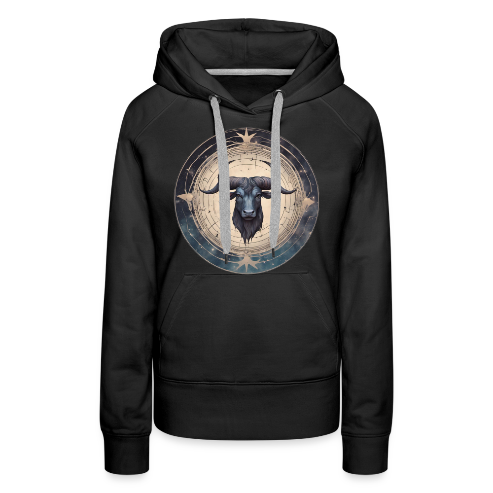 Women’s Mythical Taurus Premium Hoodie - black