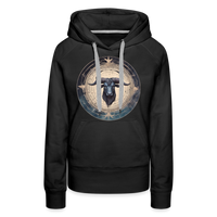 Thumbnail for Women’s Mythical Taurus Premium Hoodie - black