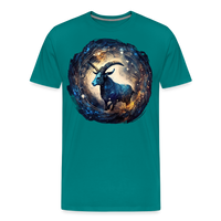 Thumbnail for Men's Mythical Capricorn Premium T-Shirt - teal