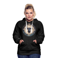 Thumbnail for Women’s Mythical Taurus Premium Hoodie - charcoal grey