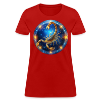 Thumbnail for Women's Mystic Scorpio T-Shirt - red