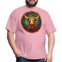 Thumbnail for Men's Mosaic Taurus Classic T-Shirt - pink