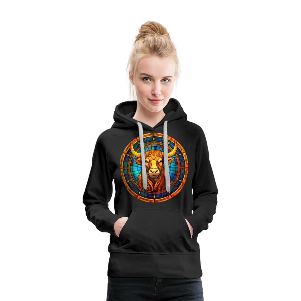 Women’s Mosaic Taurus Premium Hoodie - black