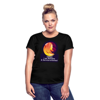 Thumbnail for Women's Glow Virgo Relaxed Fit T-Shirt - black