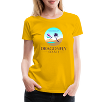 Thumbnail for Women's Dragonfly Oasis V.1 Premium T-Shirt - sun yellow