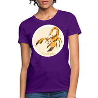 Thumbnail for Women's Mosaic Scorpio T-Shirt - purple