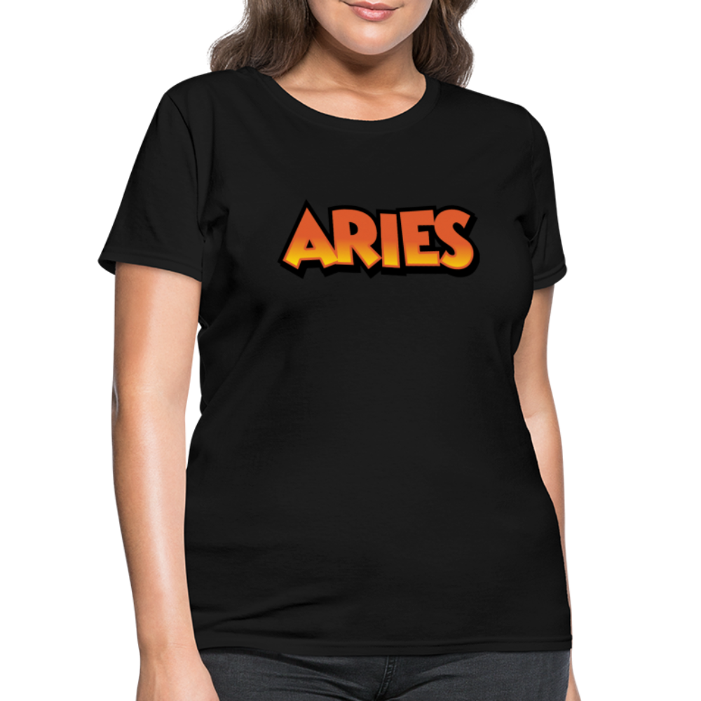 Women's Aries New Design T-Shirt - black