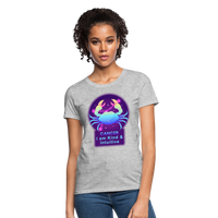 Thumbnail for Women's Neon Cancer T-Shirt - heather gray