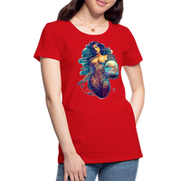 Thumbnail for Women’s Mythical Aquarius Premium T-Shirt - red