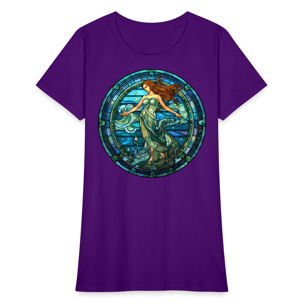 Women's Mosaic Aquarius T-Shirt - purple