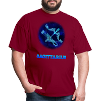 Thumbnail for Men's Stellar Sagittarius Classic T-Shirt - burgundy