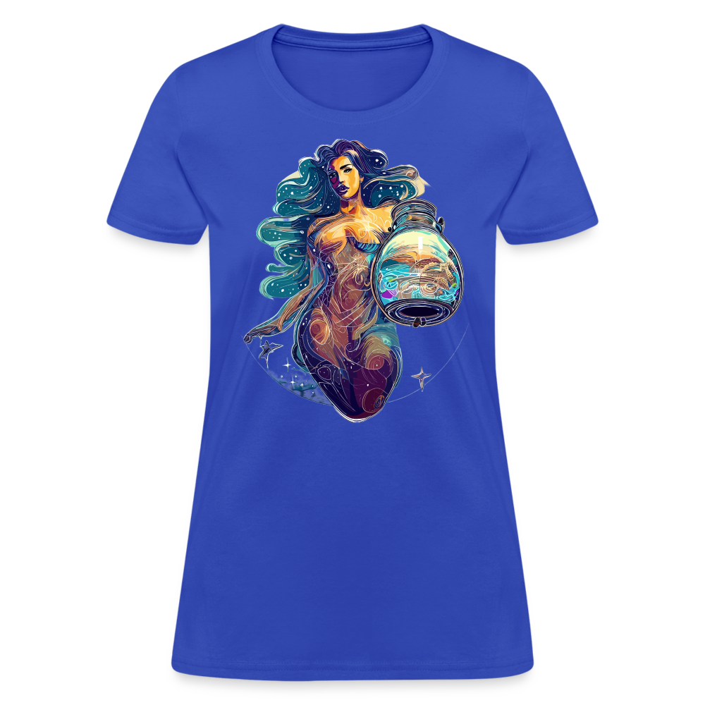 Women's Mythical Aquarius T-Shirt - royal blue