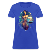 Thumbnail for Women's Mythical Aquarius T-Shirt - royal blue