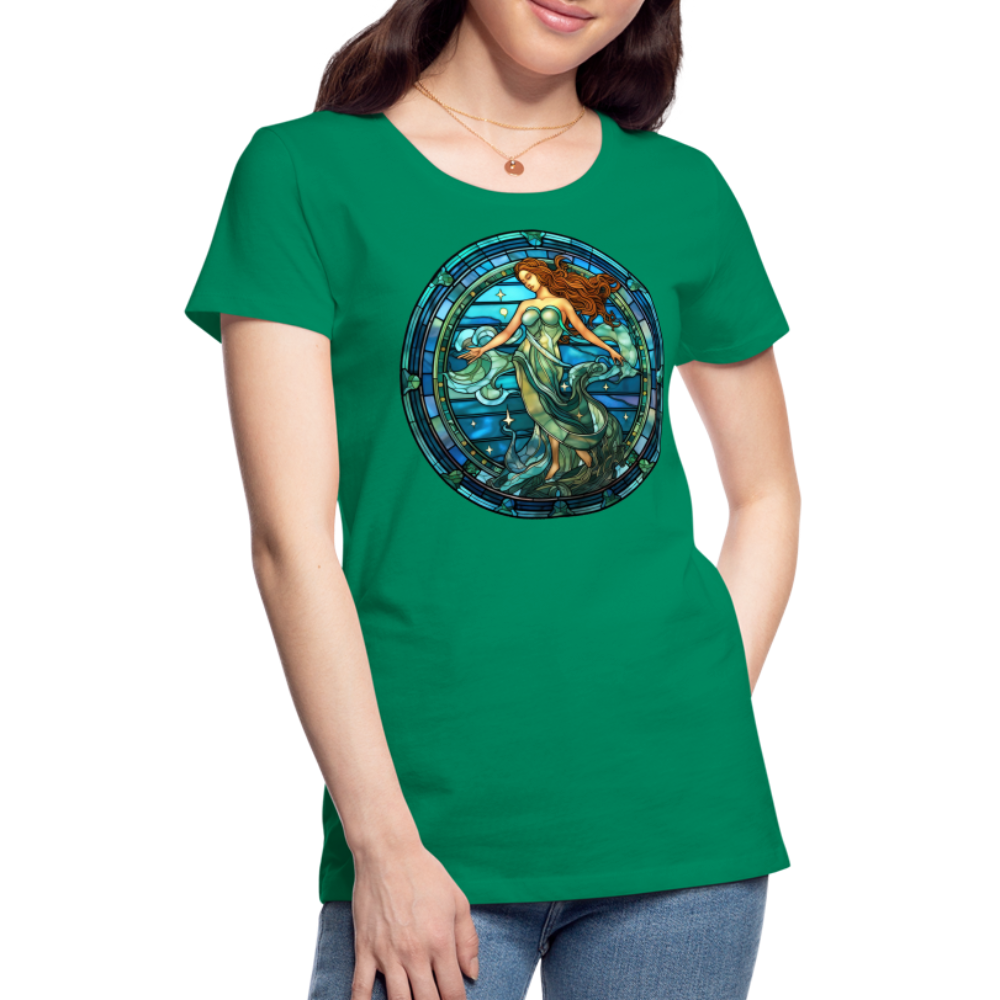 Women’s Mosaic Aquarius Premium T-Shirt - kelly green