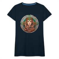 Thumbnail for Women’s Mythical Virgo Premium T-Shirt - deep navy