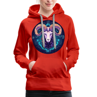 Thumbnail for Women’s Magic Capricorn Premium Hoodie - red