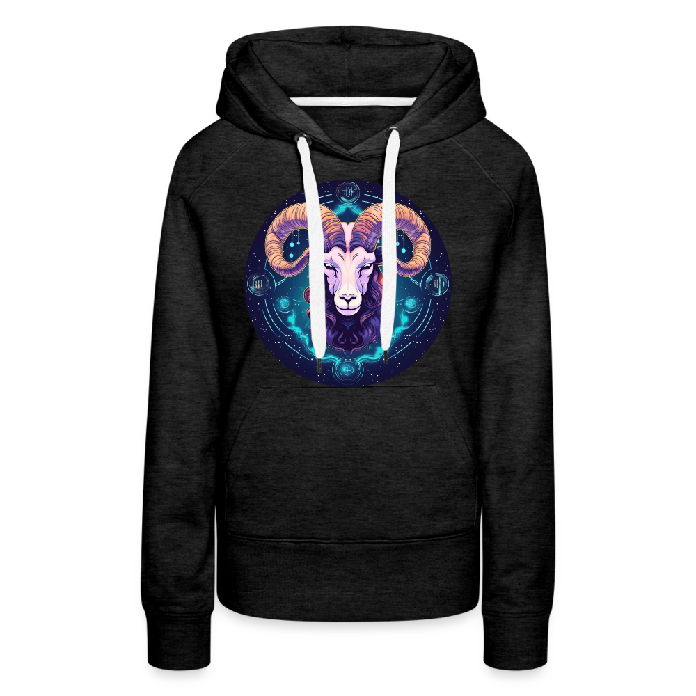 Women’s Magic Capricorn Premium Hoodie - charcoal grey